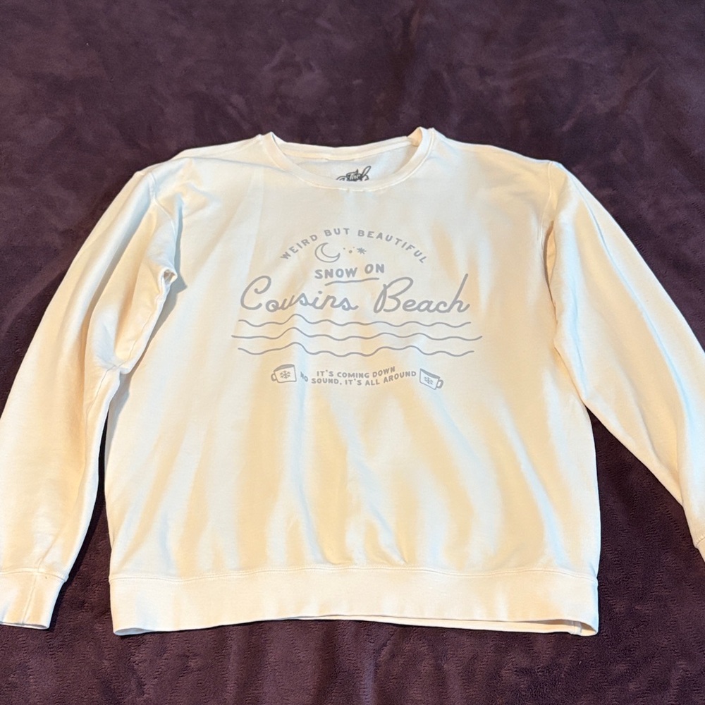 The Lost Bros Cousins Beach Cream Sweatshirt 🌊❄️